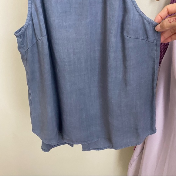 Anthro l Cloth & Stone Chambray Halter Tank - Picture 3 of 10